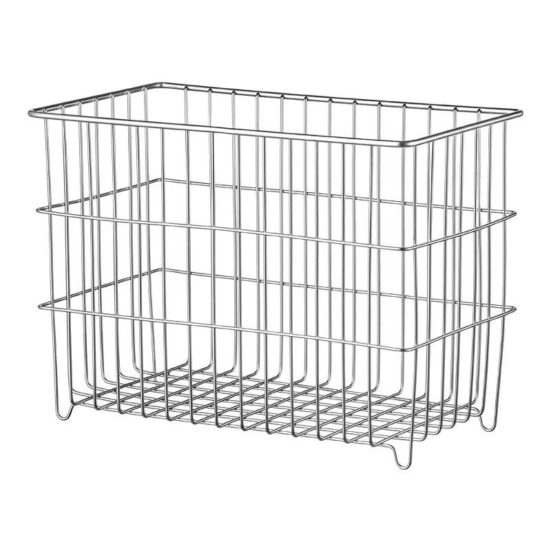 304 stainless steel kitchen storage basket onion ginger garlic storage basket tabletop sundries storage basket