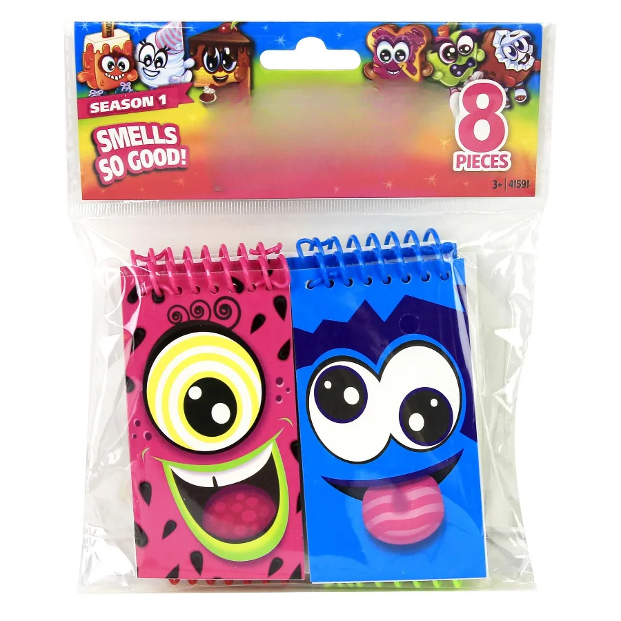 

Scented Multicolor Notebook Party Favors, 8 Pack