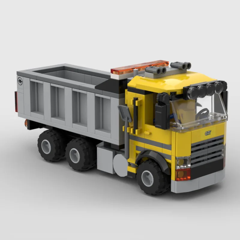 MOC Creative Construction dump truck Building Blocks Toy Heavy construction truck  Assembly Bricks Toys Birthday Gifts