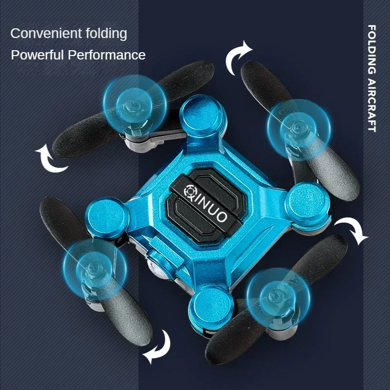 K04 Mini UAV 4K HD para niños, avión giratorio de cuatro ejes, 360 grados, portátil, plegable, profesional, Control remoto