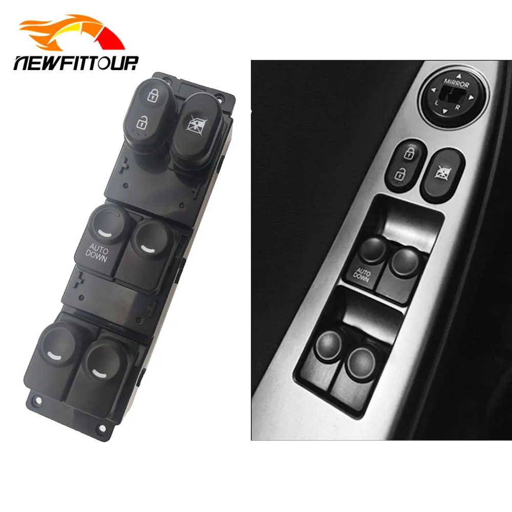 

Front Left Power Window Switch 16 Pins Master Lifter Control Switch For Hyundai Accent 2010-2014