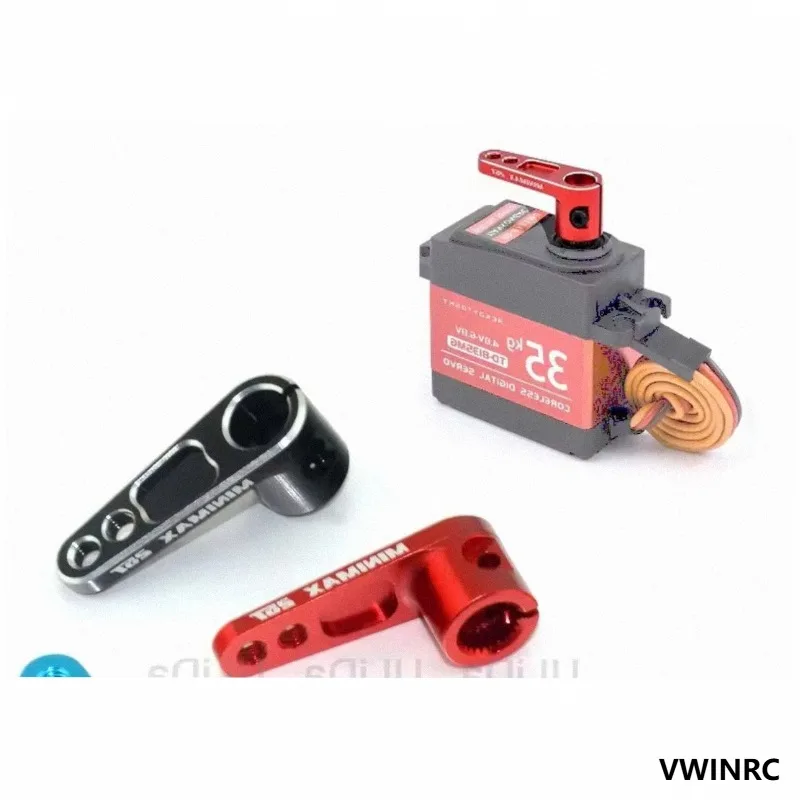 NEW Aluminum MINIMAX 25T Servo Arm Heighten Steering Link Servo Part For RC Car TRX4 SCX10 TAMIYA ARRMA Wltoys HSP Futaba Boats