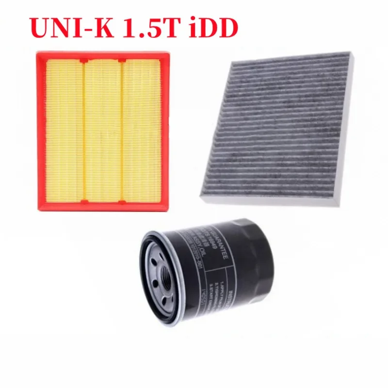 

3 шт./комплект, набор фильтров для 22 23 CHANGAN UNI-K 1,5 T iDD, воздушный фильтр, масляный фильтр и салонный фильтр