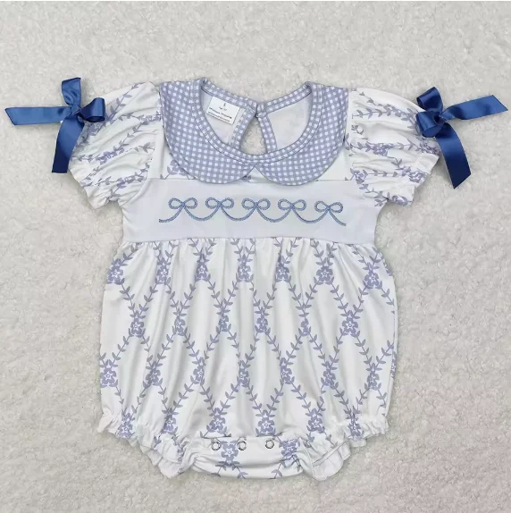 

2025 New Arrive Infant Girls Rompers Summer Flower Romper Toddler Girls Jumpsuit Bodysuits