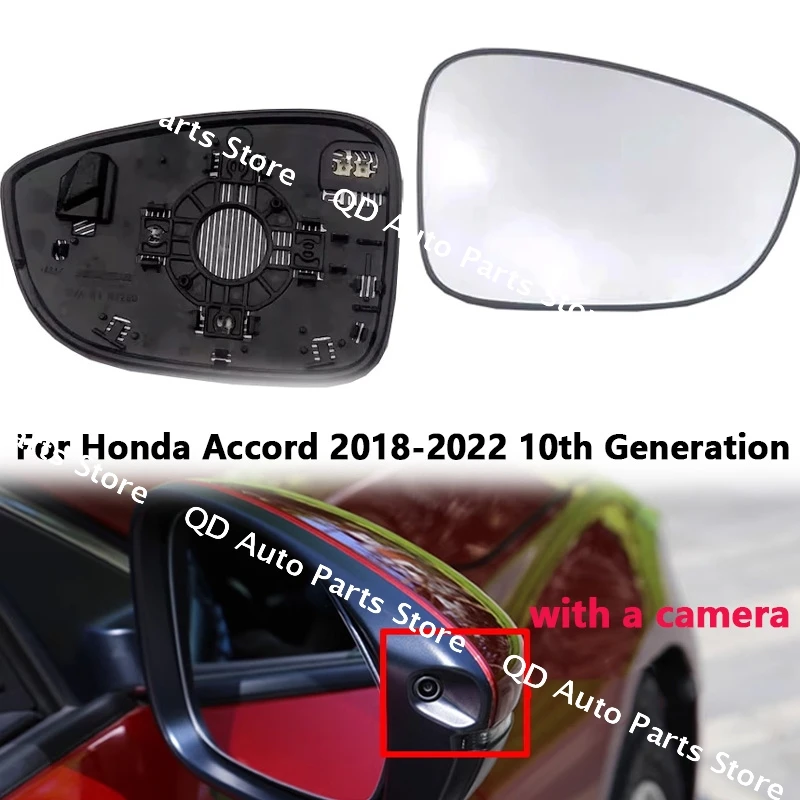 

Car Accessories Rearview Lenses Mirror Side Mirror Reflective Lens Glass with Heating For Honda Accord 10th Generation 2018-2022