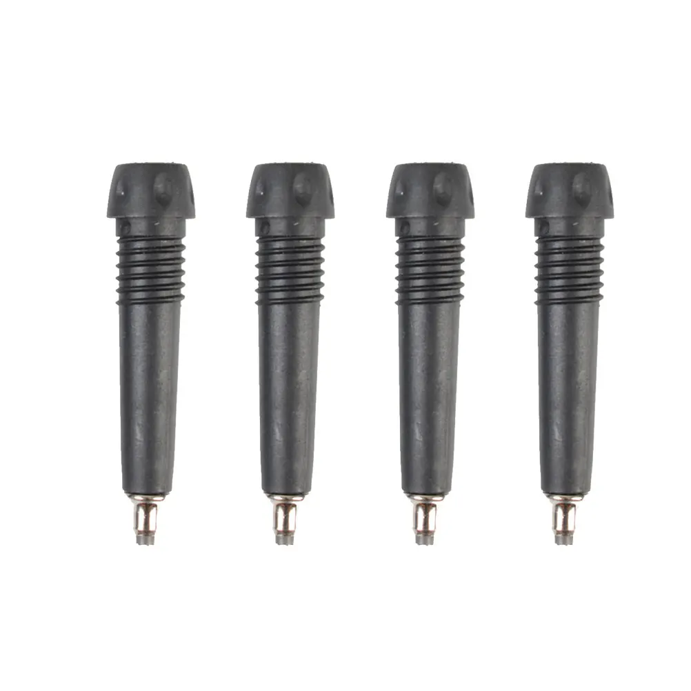 

4 Pcs Trekking Pole Cover Walking Stick Rubber Tips Has Camping Supplies Travel