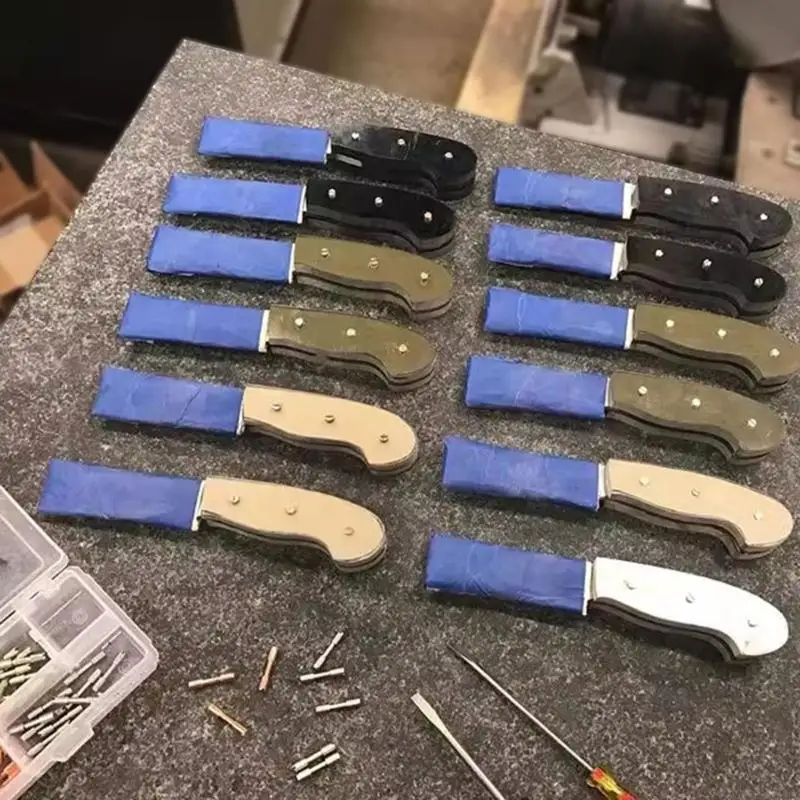 A6HD Durability Cutter Handle Handle Shank Rivets, 10pcs inoxyd en acier Corby Boulons pour les rivets tige d'artisans pour