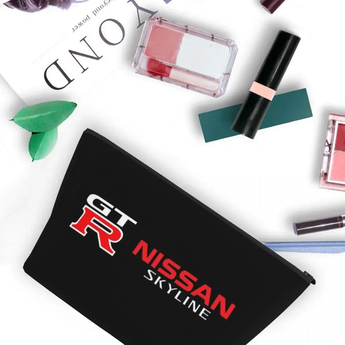 Top Amazing GTR Skyline Women Cosmetic Bags Travel Makeup Organizer Pouch Toiletry Storage Dopp Kit Box