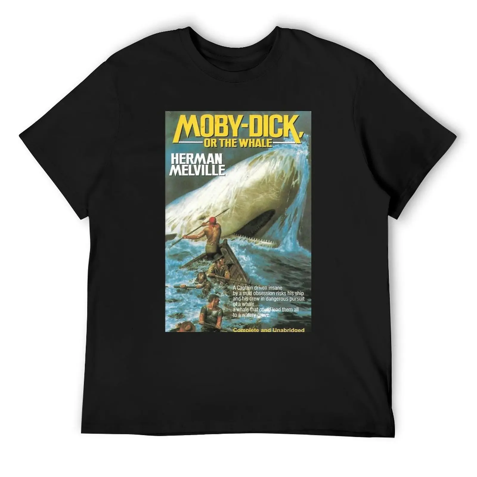 Moby Dick T-Shirt hippie clothes Blouse anime tshirt rapper graphic tees men workout shirt