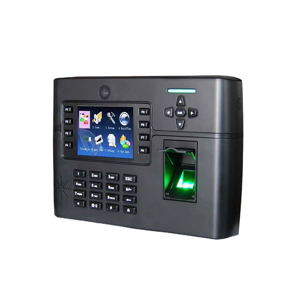 ระบบบันทึกเวลาด้วยไบโอเมตริกซ์กล้องภายในและระบบควบคุมการเข้าออกด้วยลายนิ้วมือ (TFT900)