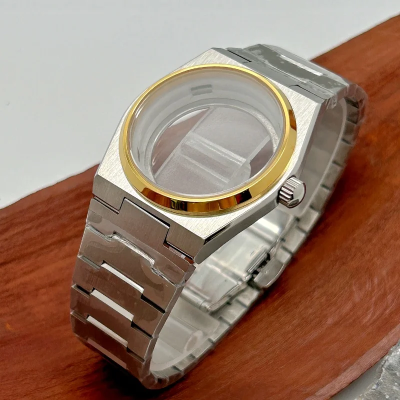 

40mm Modified Case Steel Band Suitable for Prx Super Player NH35 NH36/4R/7S Japan Movement Sapphire Glass Transparent Bottom