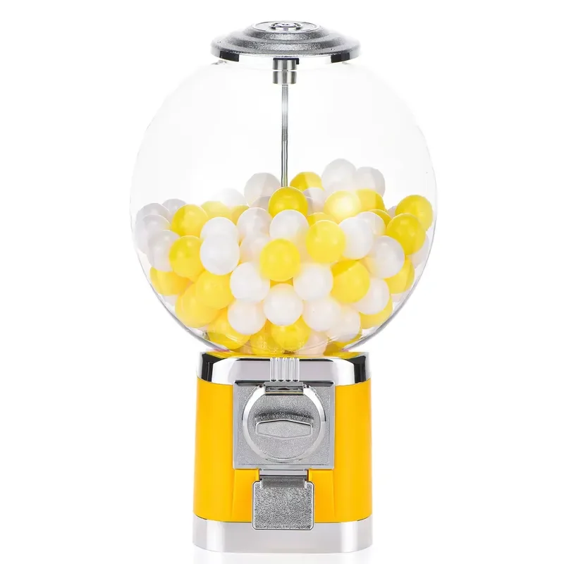 Commercial Coin Operated Chewing Gum Vending Machine Wholesale Mini Candy Dispenser Childrens Toys Rotary Rack