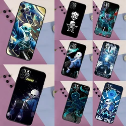 Undertale Sans Case For iPhone 16 15 14 13 12 11 Pro Max 7 8 Plus XR XS Max X Phone Protection Cover