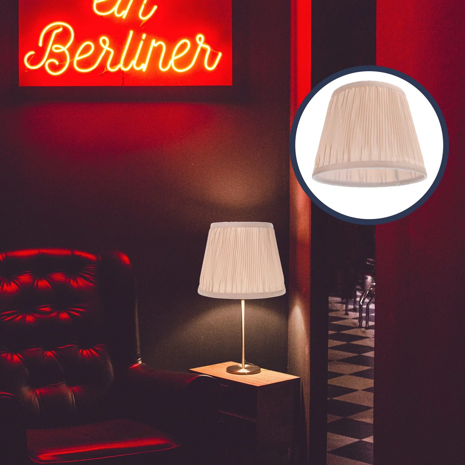 

Modern Fabric Lampshade for Table Desk Floor Wall Light E27 Easy Install Compact Lightweight Home Bedroom Decor Light Shade