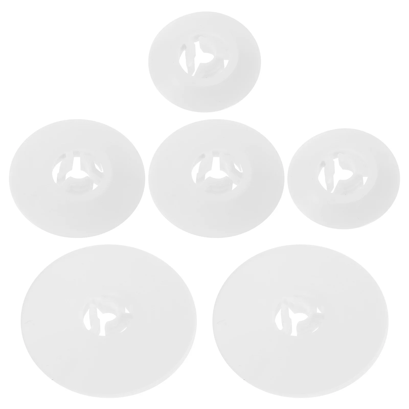 6pcs Sewing Machine Spool Pin Covers Plastic Replacement Caps For Brother Compatible Craft Spool Pin Cap Set Thread Holder Use