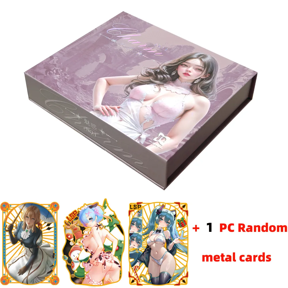 Neueste Charme Göttin Geschichte sexy Karte Metall karten Anime sexy waifu acg ccg tcg Booster Box Doujin Spielzeug und Hobby Geschenk