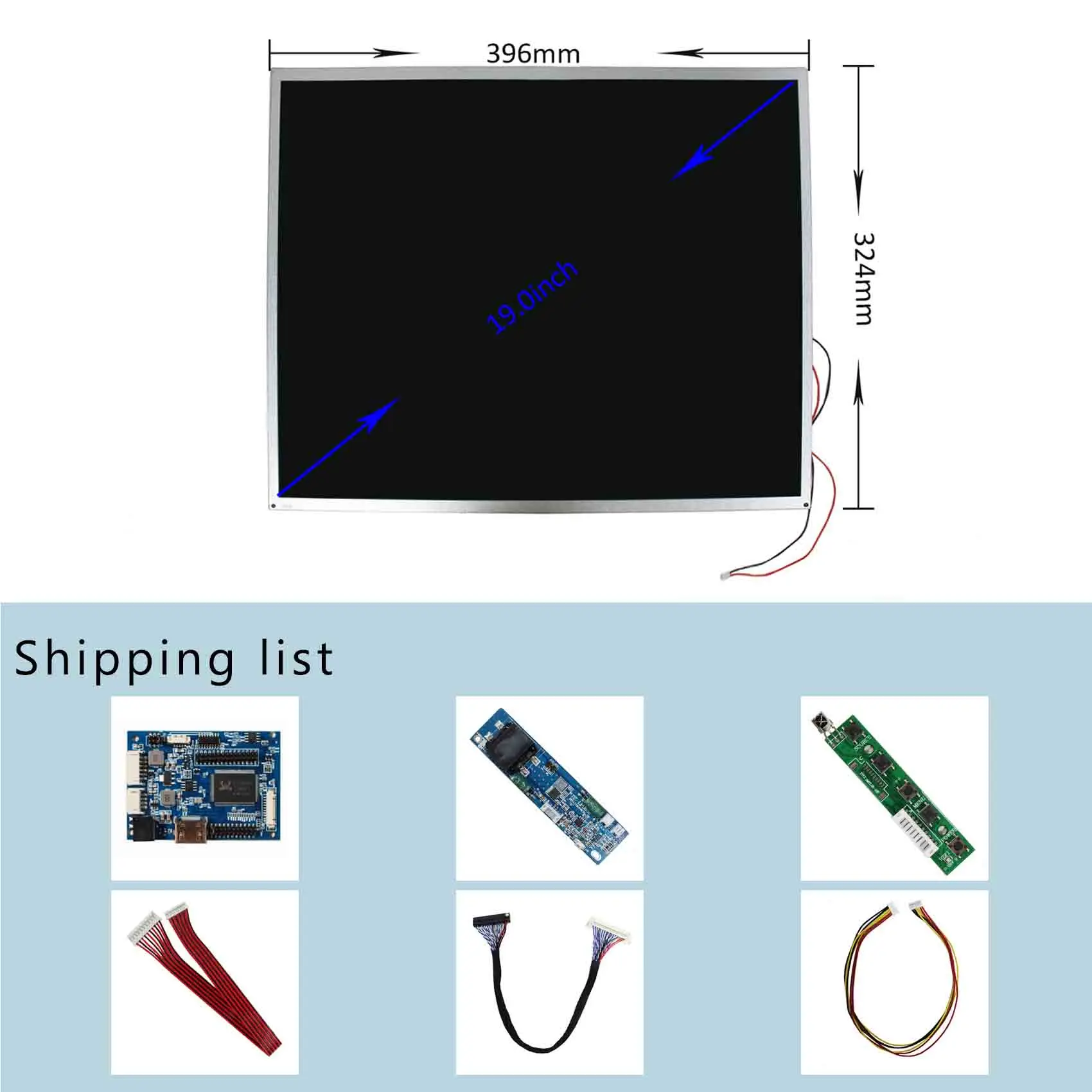 19-дюймовый zoll 1280x1024 1000nit IPS HD-MI LCD игровой аркадный экран высокой яркости