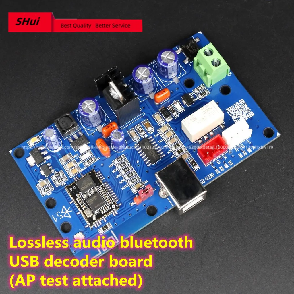 

Lossless audio Bluetooth USB decoder board (with AP test)