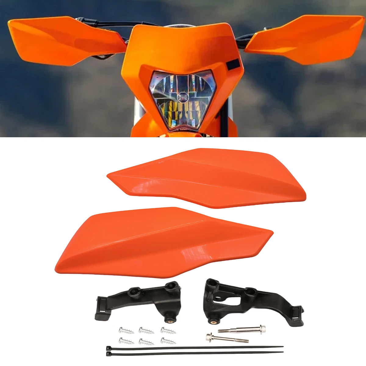 Protetor de mão para motocicleta, protetor de mão para ktm excf sx sxf xcw xcf xc 50 65 85 125 150 250 350 450 500 enduro motocross