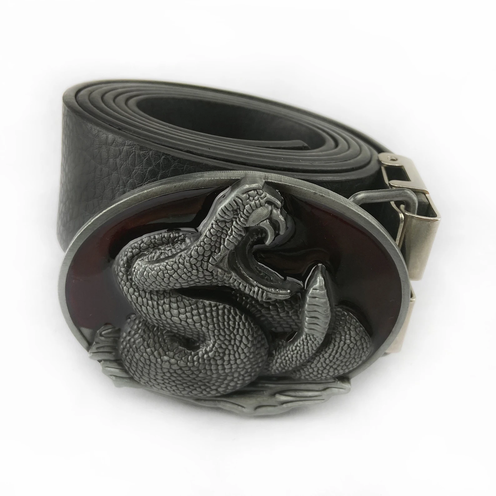 WesBuck Brand Snake New Vintage Belt Buckle Handmade Homemade Belt Accessories Waistband DIY Western Cowboy Rock Style