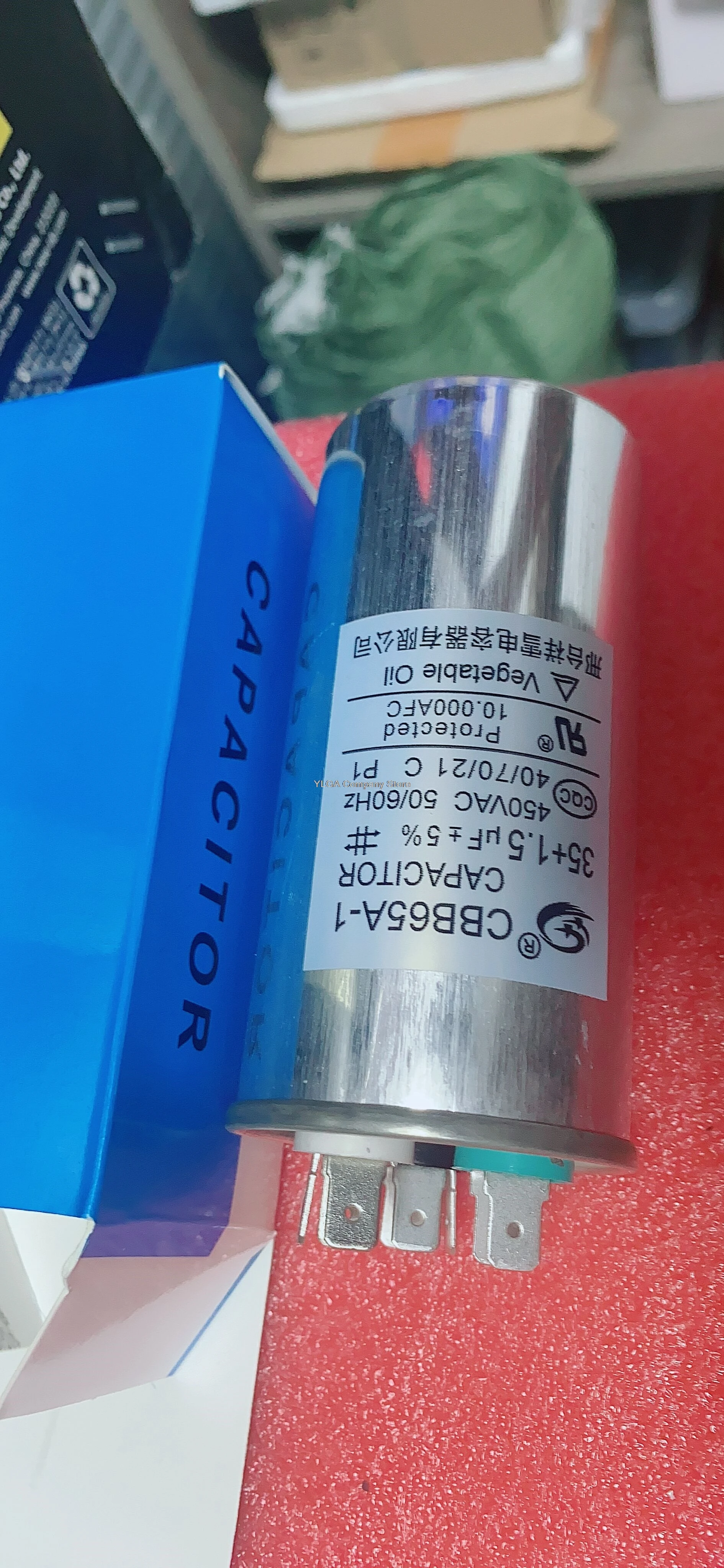 Chunlan LG Air Conditioning Capacitor Air Conditioning Compressor Fan Start Capacitor 35+1.5UF 30+2UF 50+6UF