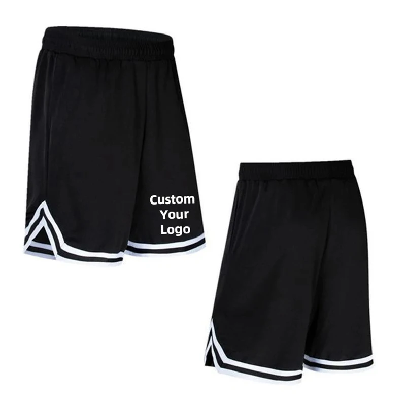 New Men's Customized Basketball Shorts Male Loose Training Fitness Running Pants High Street Men's Shorts Quick Dry GYM Shorts