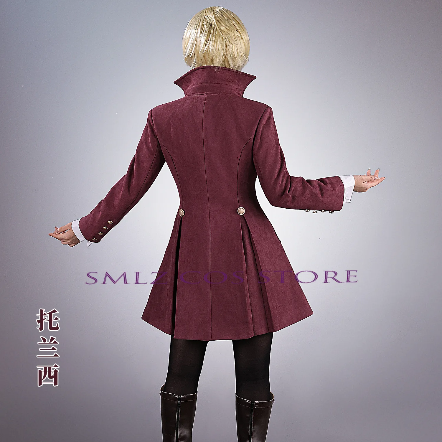 Deluxe Edition Alois Trancy Cosplay Anime Black Ⅱ Costume Woman Man Coat Vest Shirt Uniform Wig Set Party Play Outfit for Men view 3