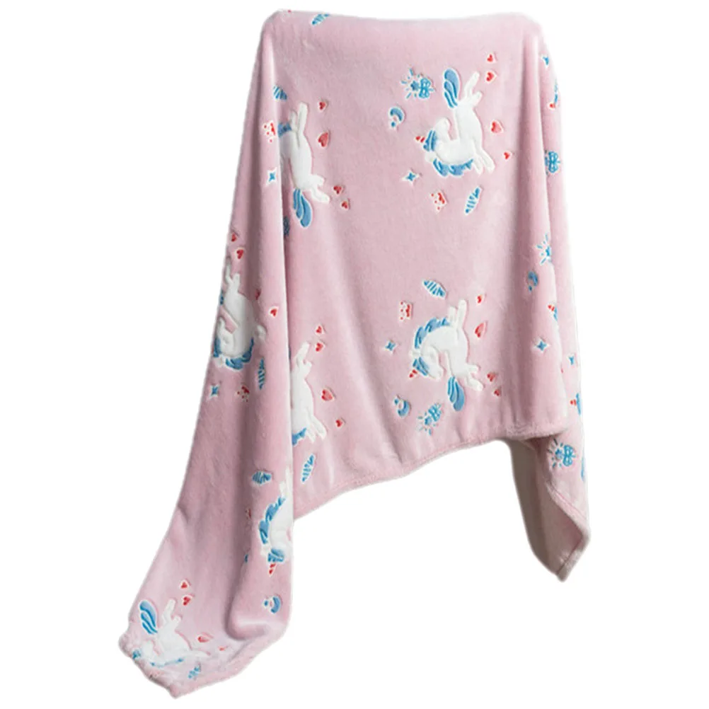 

Soft Flannel Cartoon Blanket Toddler Baby Newborn Warm Comforter Cute Design Home Travel Use Receiving Blanket Gift Unisex