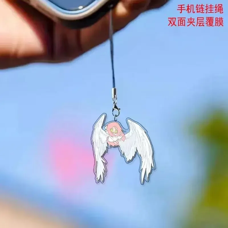 Брелок для ключей Sua Alien Stage Angel Till X, брелок с именем, сделанный вентилятор, подарок в стиле манга, брелок для телефона, подвеска