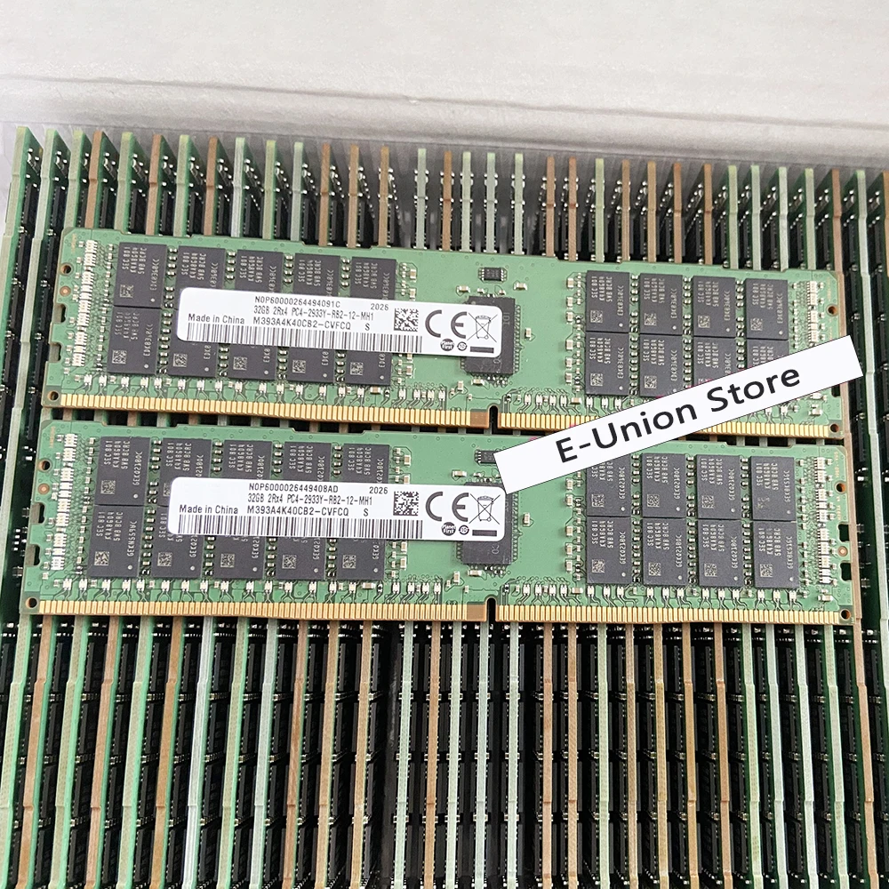 ذاكرة خادم 32 جيجا بايت DDR4 2933 ميجا هرتز ECC REG لذاكرة الوصول العشوائي Samsung M393A4K40CB2-CVFCQ