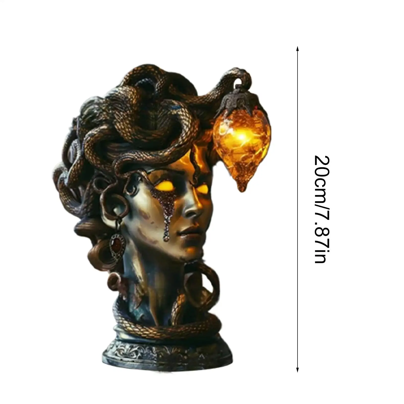 Table Lamp Lamps For Night Stands Resin Figurines Decoration Lighting Collectible For Kitchen Christmas Living Room Home