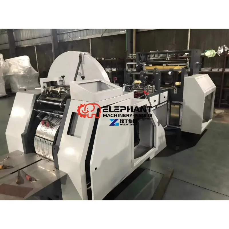 High Quality Automatic V Bottom Paper Bag Making Machine New Condition for Kraft Paper Bag Production in Manufacturing Plant