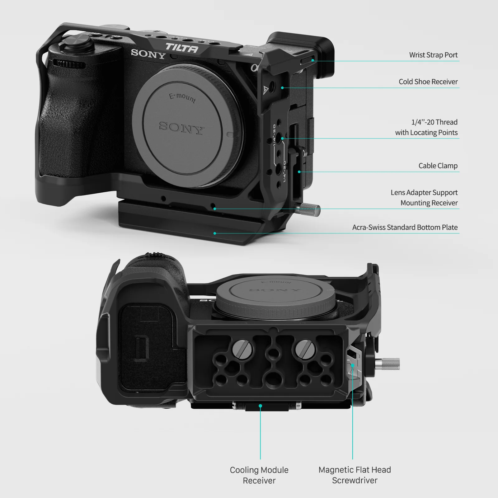 TILTA Full Camera Cage for Sony A6700 TA-T54-FCC-B TA-T54-FCC-TG