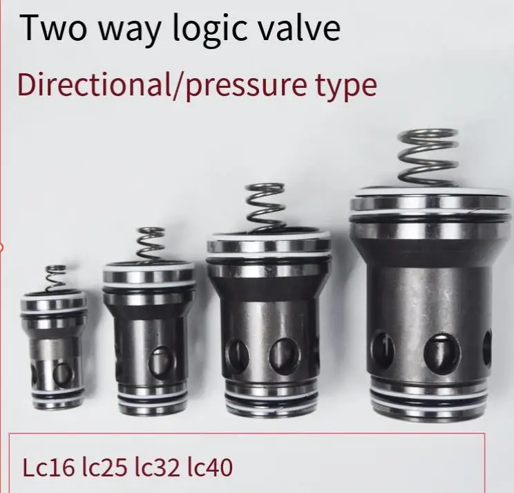 

Cartridge Two-way Logic Valve Hydraulic Accessories LCV/LD 16 25 32 40 Diameter Direction Pressure Valve Plug-in