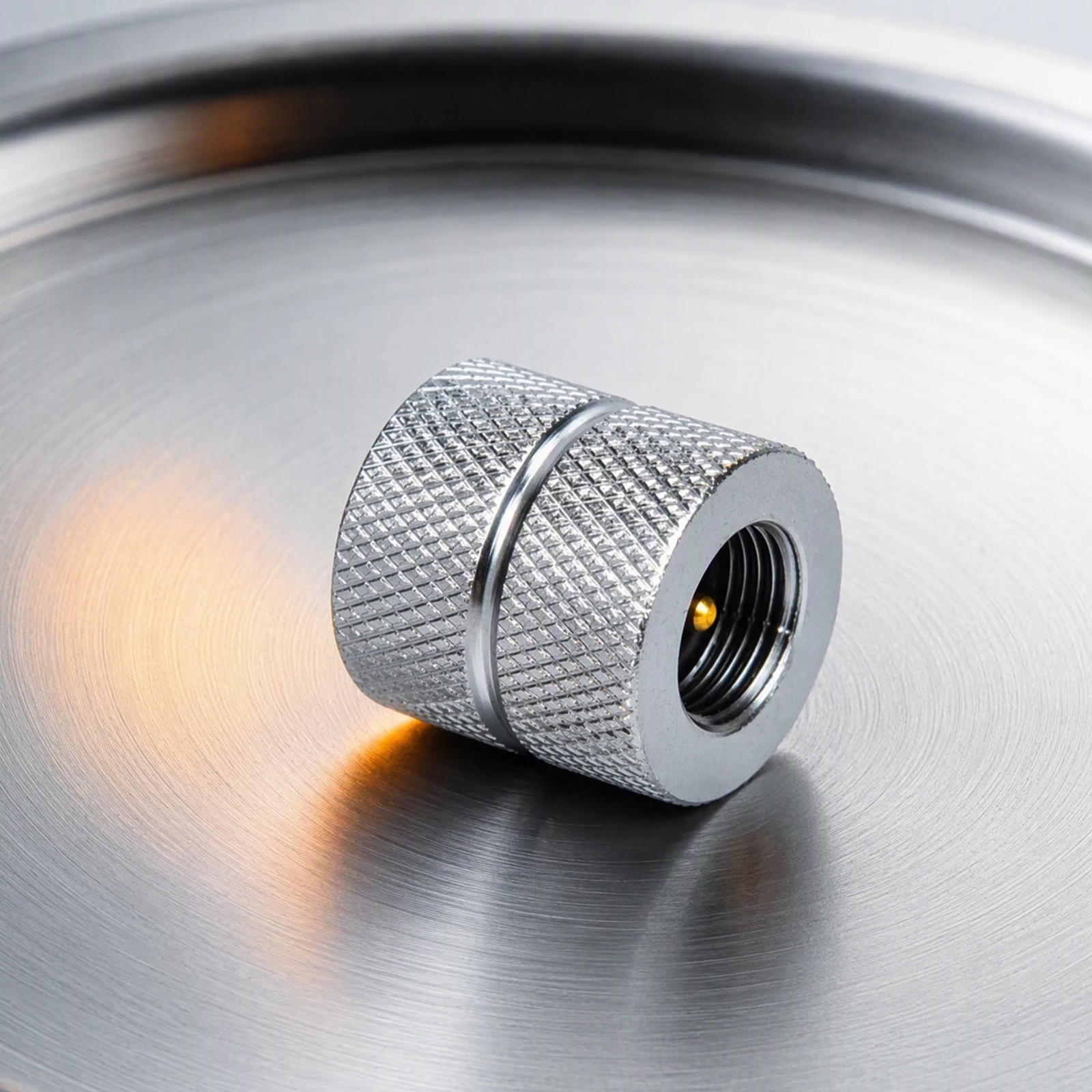 Flat Gas Canister Universal Fit Camping Stove Connector Aluminum Alloy Compact Thread Mount Adapter