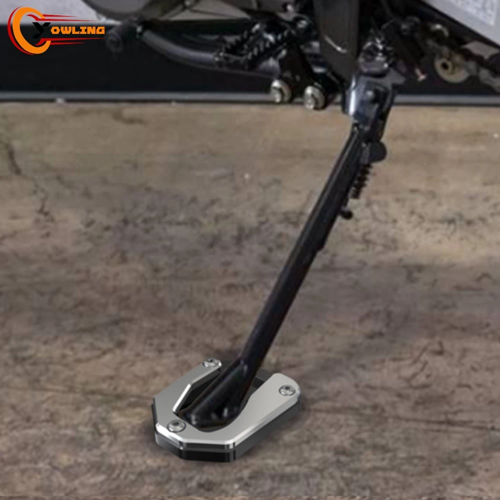 Motorcycle Side Stand Enlarger For SUZUKI DR650 DR650S DR650SE DR 650 S SE 1996-2024 Kickstand Extension Plate Pad Accessories