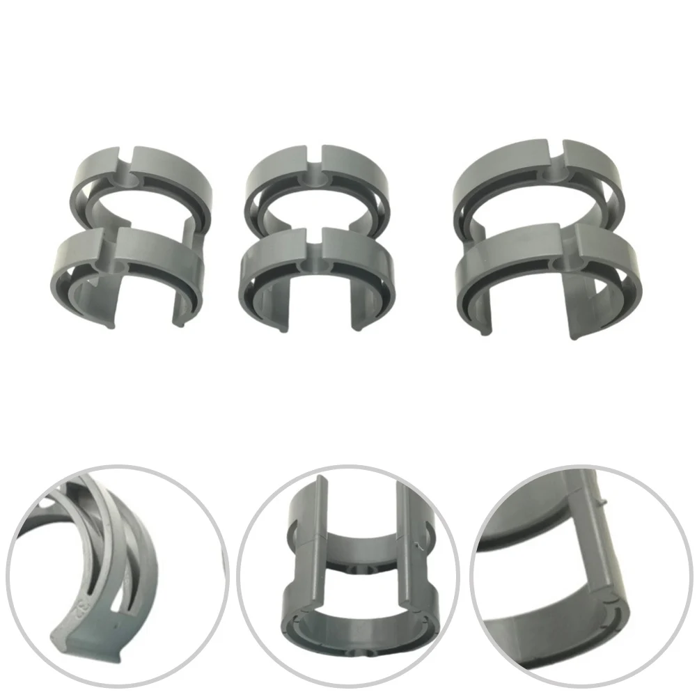 Versatile 32mm 35mm 40mm Gray Hose Clamps For Seamless Cleaning Machine Hose Clamps Fuel Hose Line Water Pipe Clamp