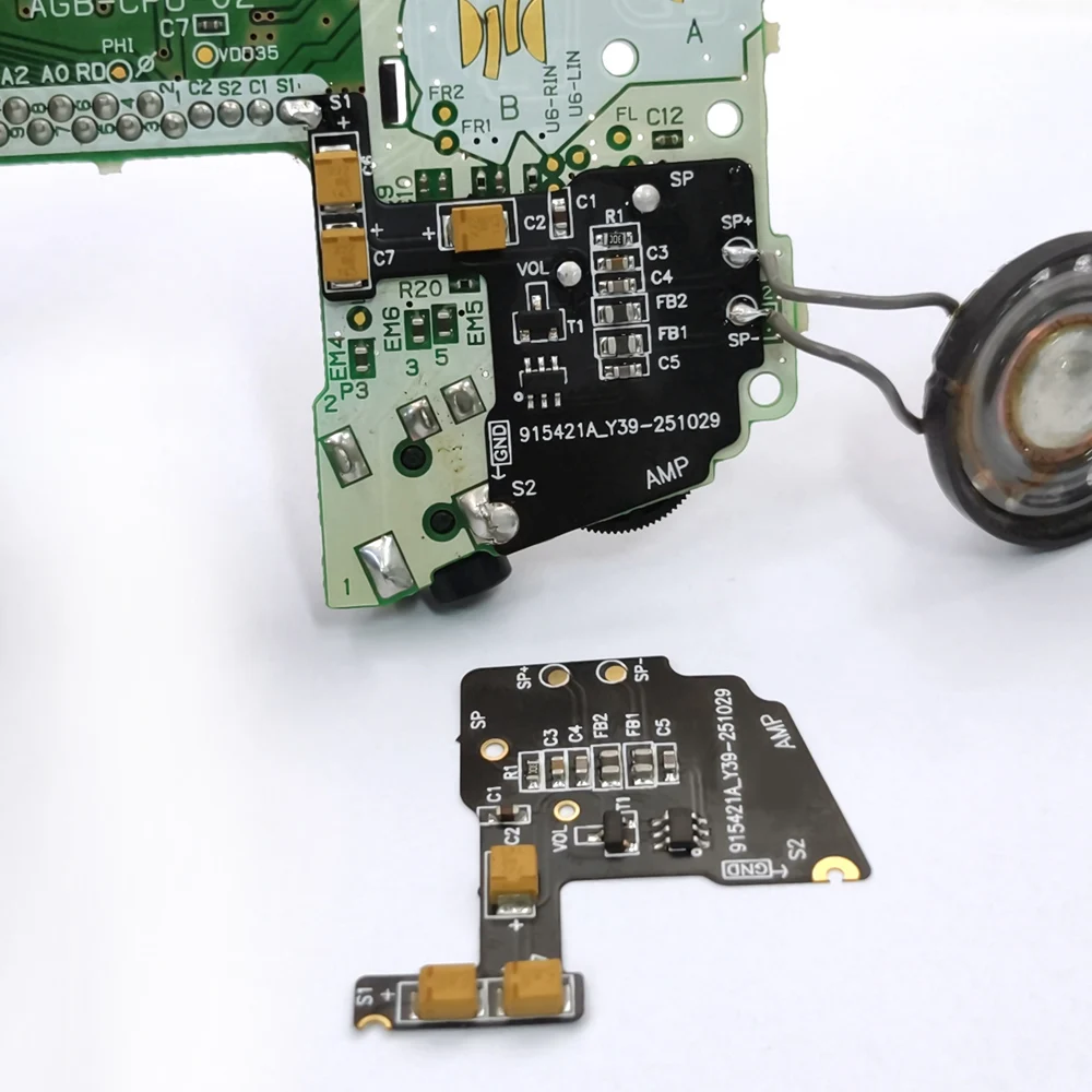 Black Volume Amplifier Audio Cable Replacement Volume Audio Functional Cable Digital Volume Board For Game Boy Advance