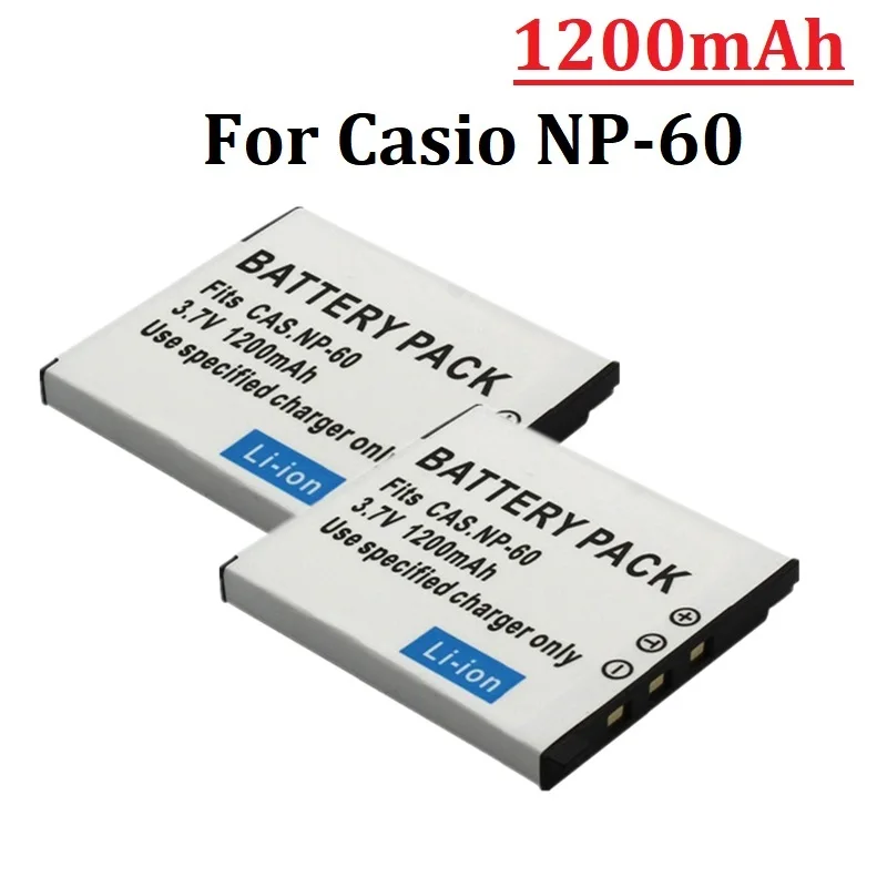 Original 1200mah Battery For CNP-60 CNP 60 CNP60 NP60 action Camera Battery For CASIO EX-Z80 S10 Z9 FS10 S12 Z20 Z29 Z85 bateria