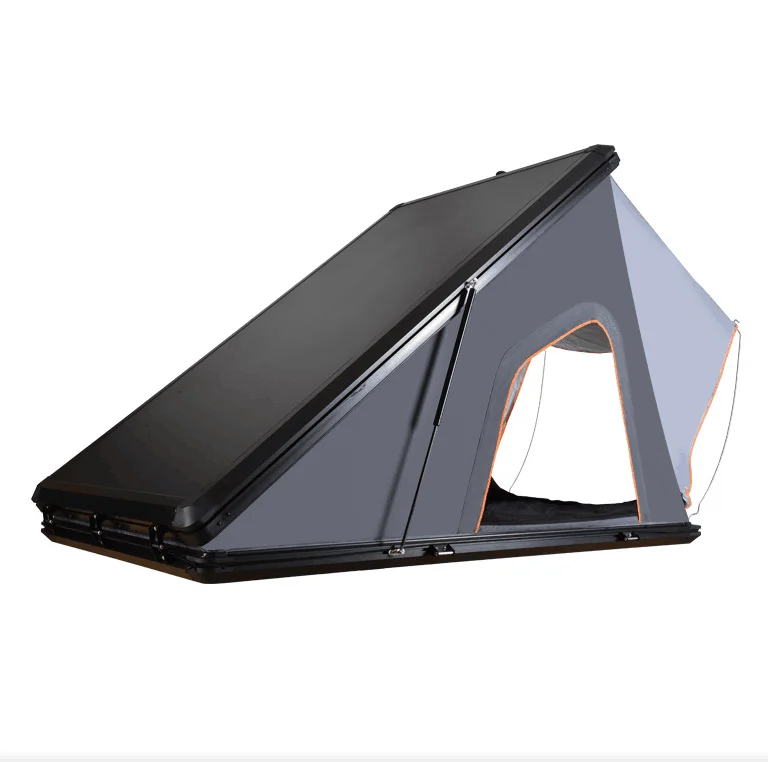 

HOTO RTT rooftop tent aluminum hard shell outdoor camping car clam roof top tent for sale