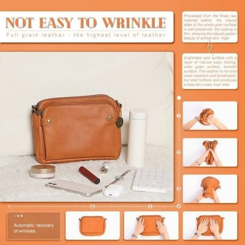 Crossbody Leather Shoulder Bags and Clutches New Ladies Pu Leather Handbag Multifunctional Large Capacity Shoulder bags