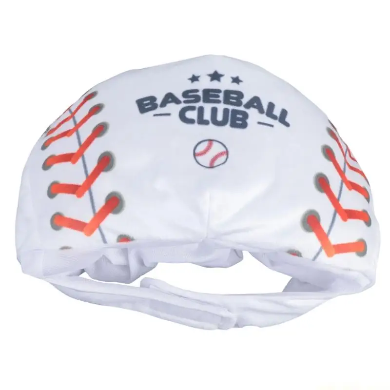 QX2E Soft Fabric Pet Baseball Cap Costume, Pull-On Accessory for Photo Styling, Home Styling, Birthday Party, and Celebration