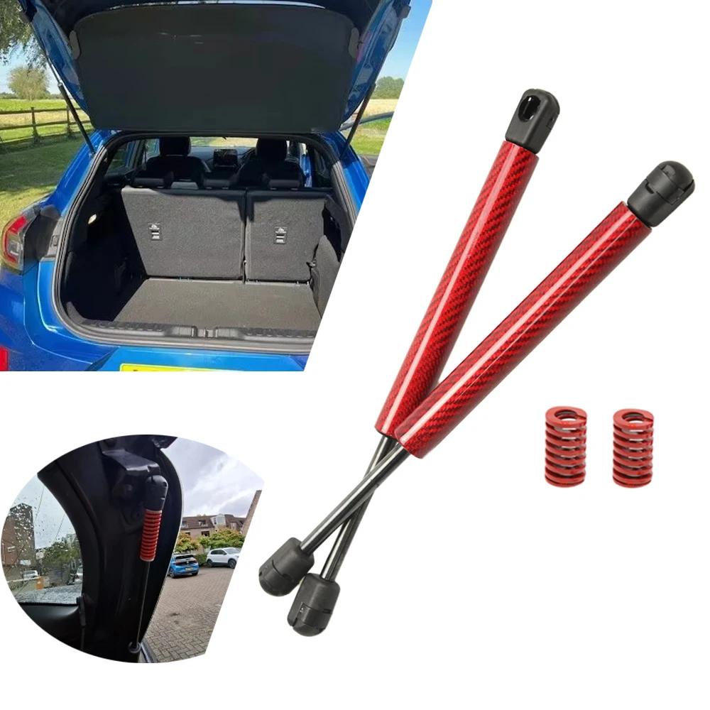 Auto Rear Tailgate Struts With Springs For Ford Puma II 2019-2025 Without Power Liftgate Trunk Lift Supports Shock Damper 2PCS