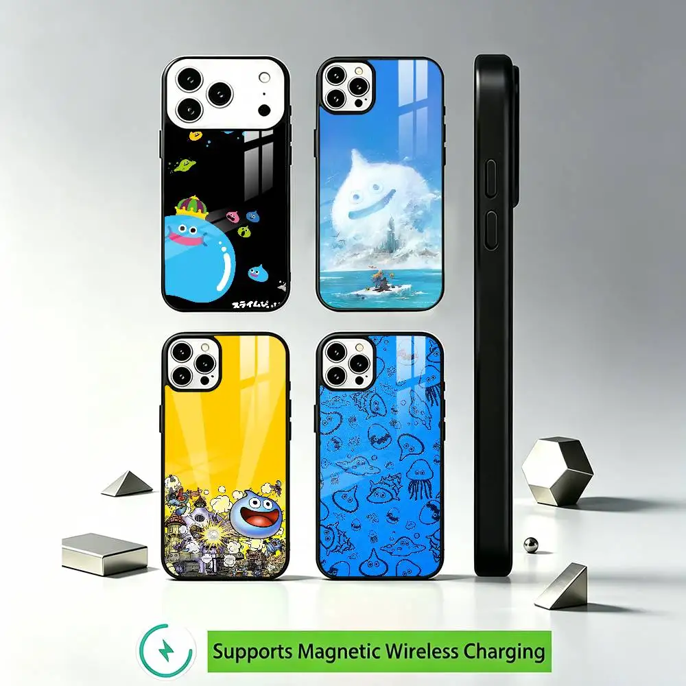D-Dragon Q-Quest Slime Game Phone Case For iPhone17,16,15,14,13,12 Plus,Pro Compatible with magnetic wireless charging
