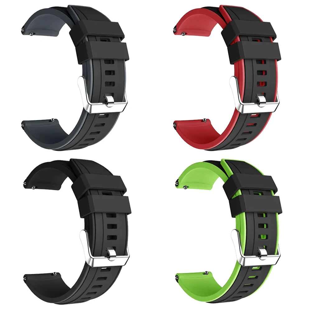 For Haylou watch S8 R8 Band For Haylou Watch 2 Pro (LS02 Pro)/Solar Plus RT3 Lite/RS4 Plus Silicone Bracelet 20 22mm Watch Strap