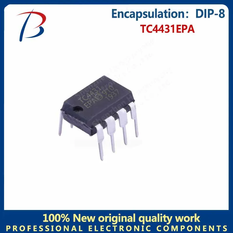 Chip DIP-8 em linha, driver duplo MOS de alta velocidade, TC4431EPA, TC4431, 5 peças