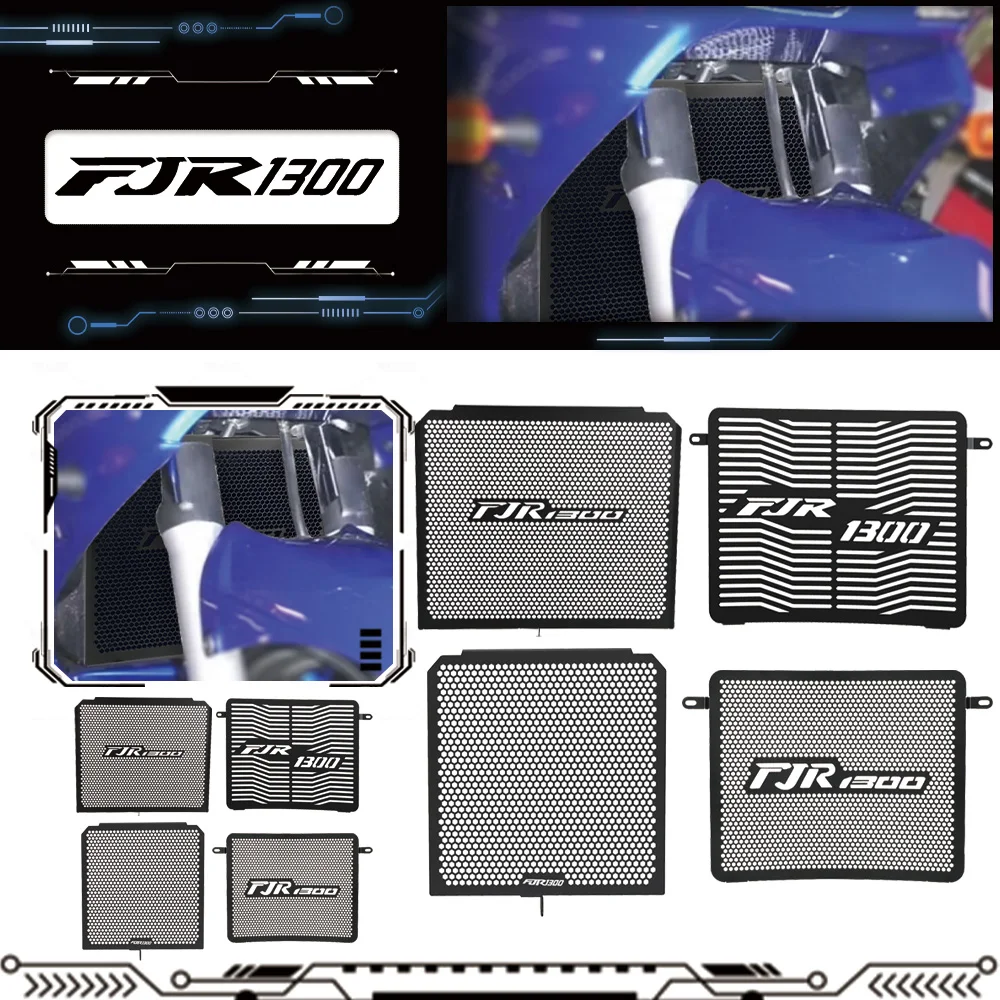 

For Yamaha FJR1300 2006-2024 OR FJR 1300 2001-2005 Accessories Motorcycle Radiator Protection Cover Grill Grille Guard Protector