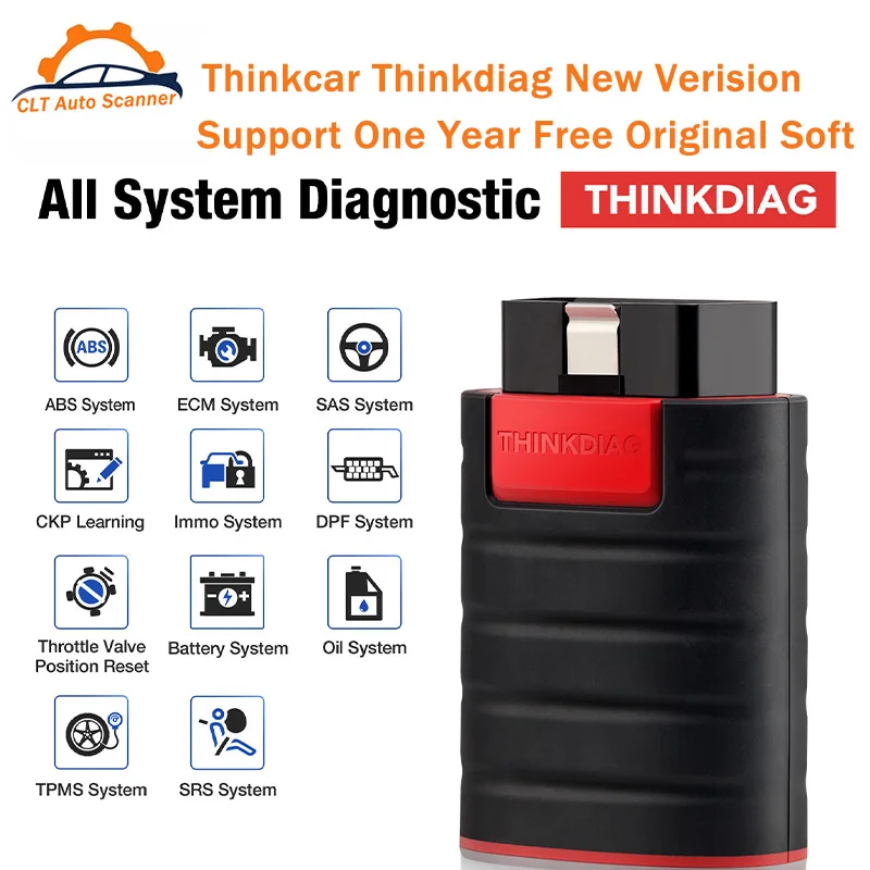 THINKCAR THINKDIAG New Verision OBD2 Scanner Auto Diagnostic Tool All Cars Full System Diagnose pk AP200 THINKDIAG MINI GOLO