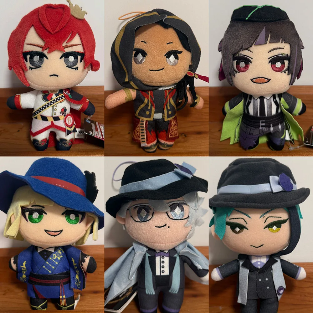 

New 15cm Twisted Wonderland Plush Toy Azul IDIA Leona Kingscholar Soft Stuffed Dolls for Boys Peluche Plush Keychain