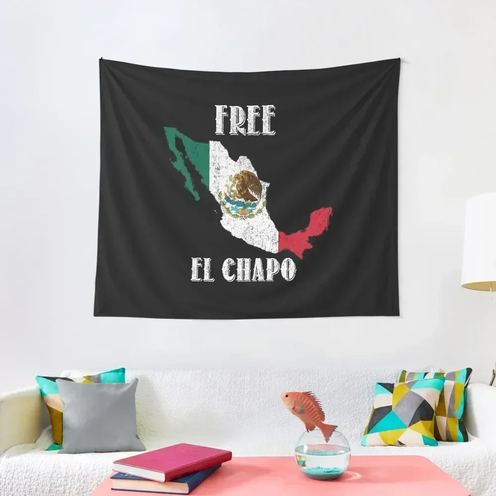 Free El Chapo Tapestry Hanging Wall Outdoor Decor Tapestry